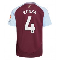 Aston Villa Ezri Konsa #4 Replika Hemmatröja 2024-25 Kortärmad